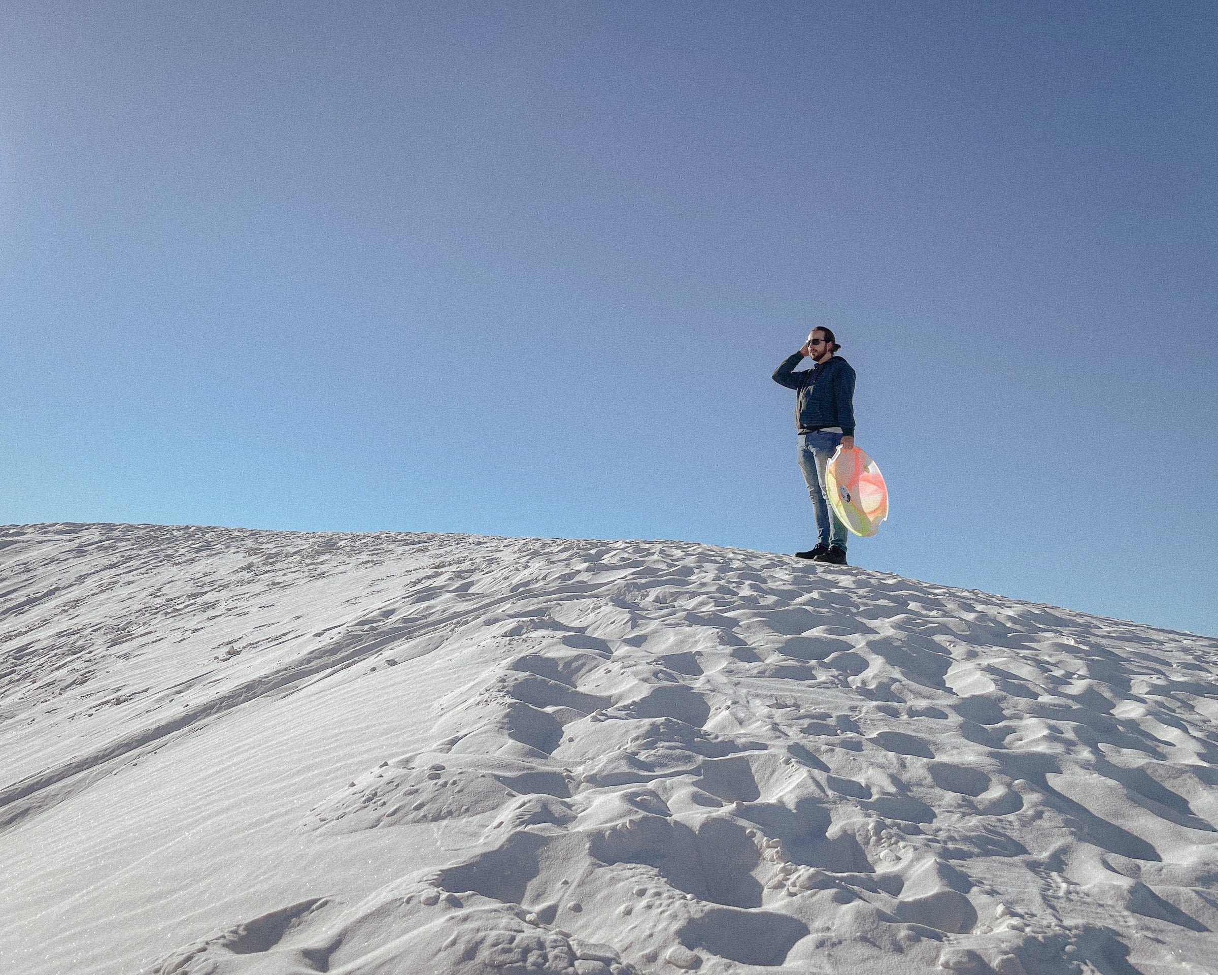 Boogie Boards in White Sands National Park