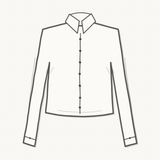 Women's "Arches" Cropped Long Sleeve Shirt