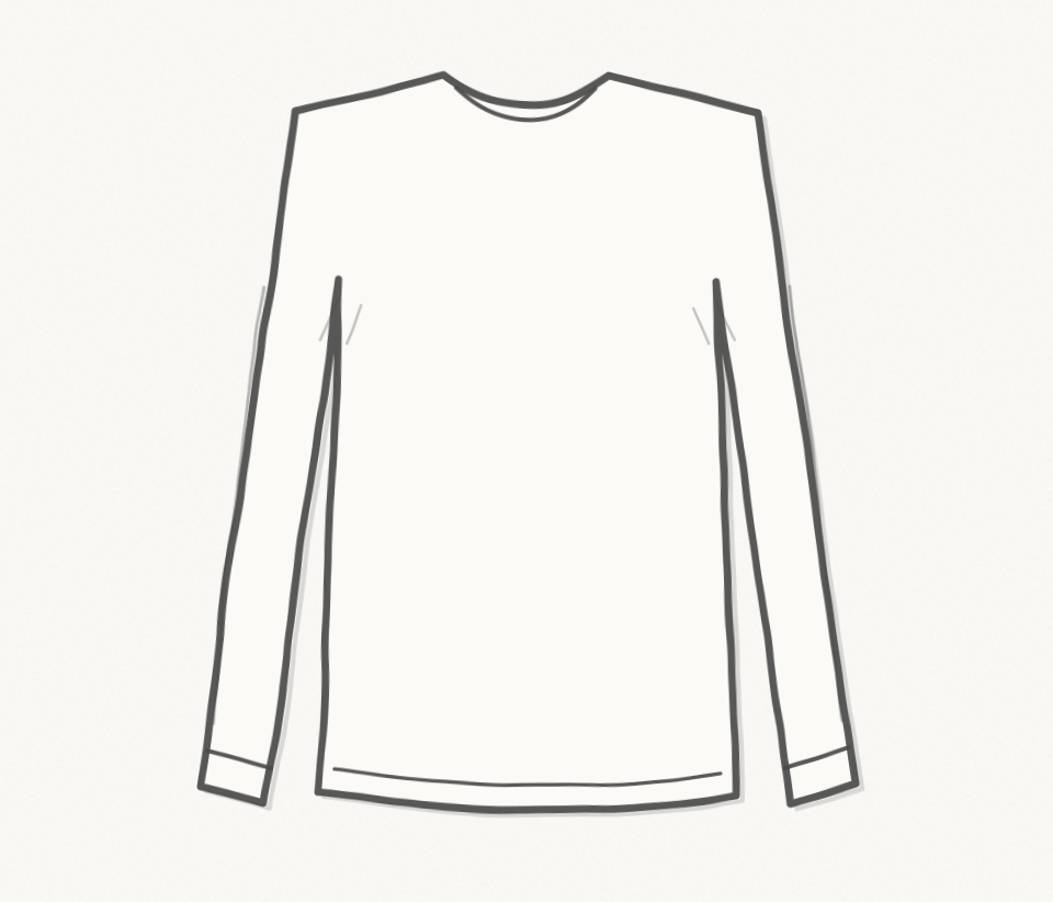 Women's "Death Valley" Hemp Crew-Neck Long Sleeve