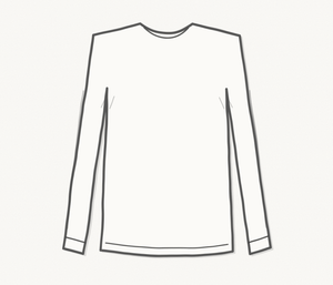 Men's "Death Valley" Hemp Crew-Neck Long Sleeve