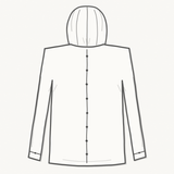 Men's "Grand Canyon" Hooded Long Sleeve Button-Up Shirt