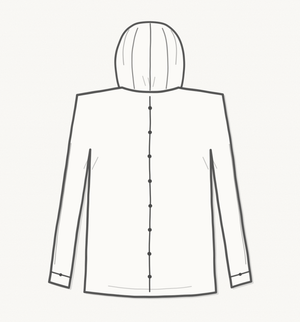 Men's "Grand Canyon" Hooded Long Sleeve Button-Up Shirt