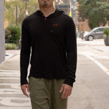 Joshua Tree - Men's Breathable Hemp Trail Pants in Olivine (Green) (front view)