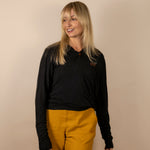 White Sands - Women's Sun Henley with Hideaway Hood