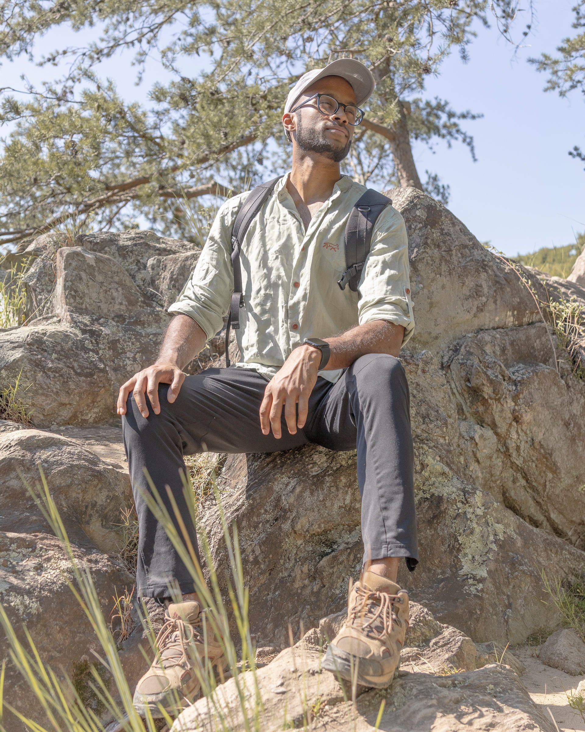 Canyonlands - Men's Ventilated Long Sleeve Hemp Shirt