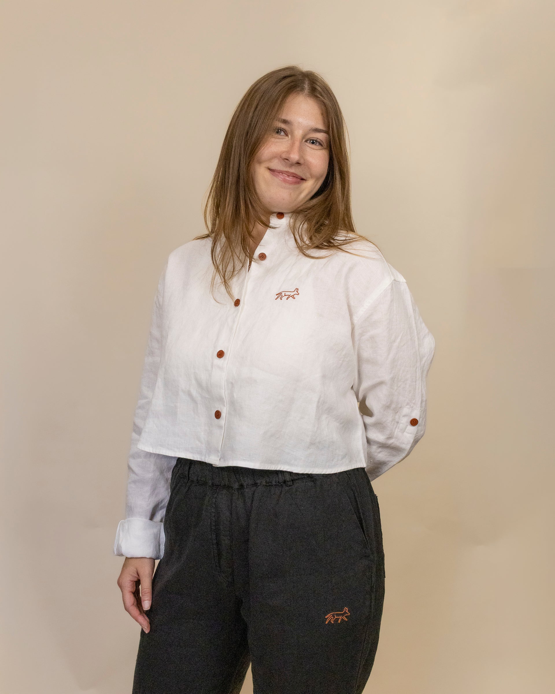 Arches - Women's Cropped Long Sleeve Shirt