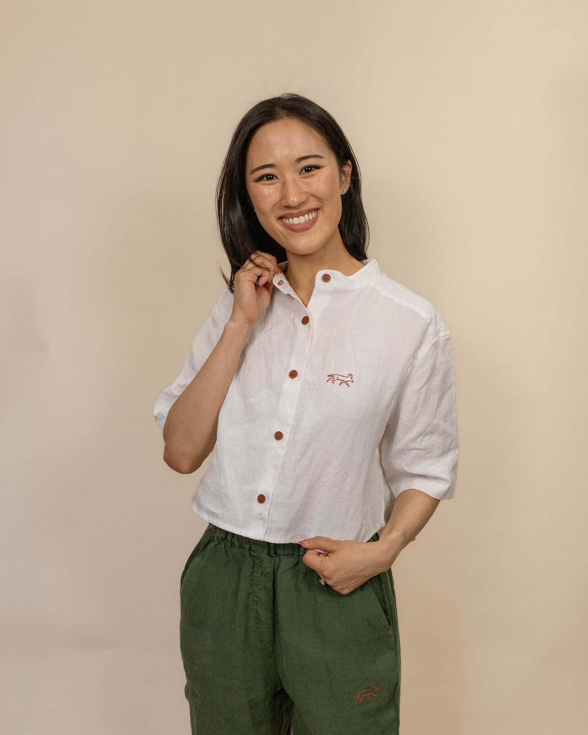 Biscayne - Women's Cropped Short Sleeve Shirt
