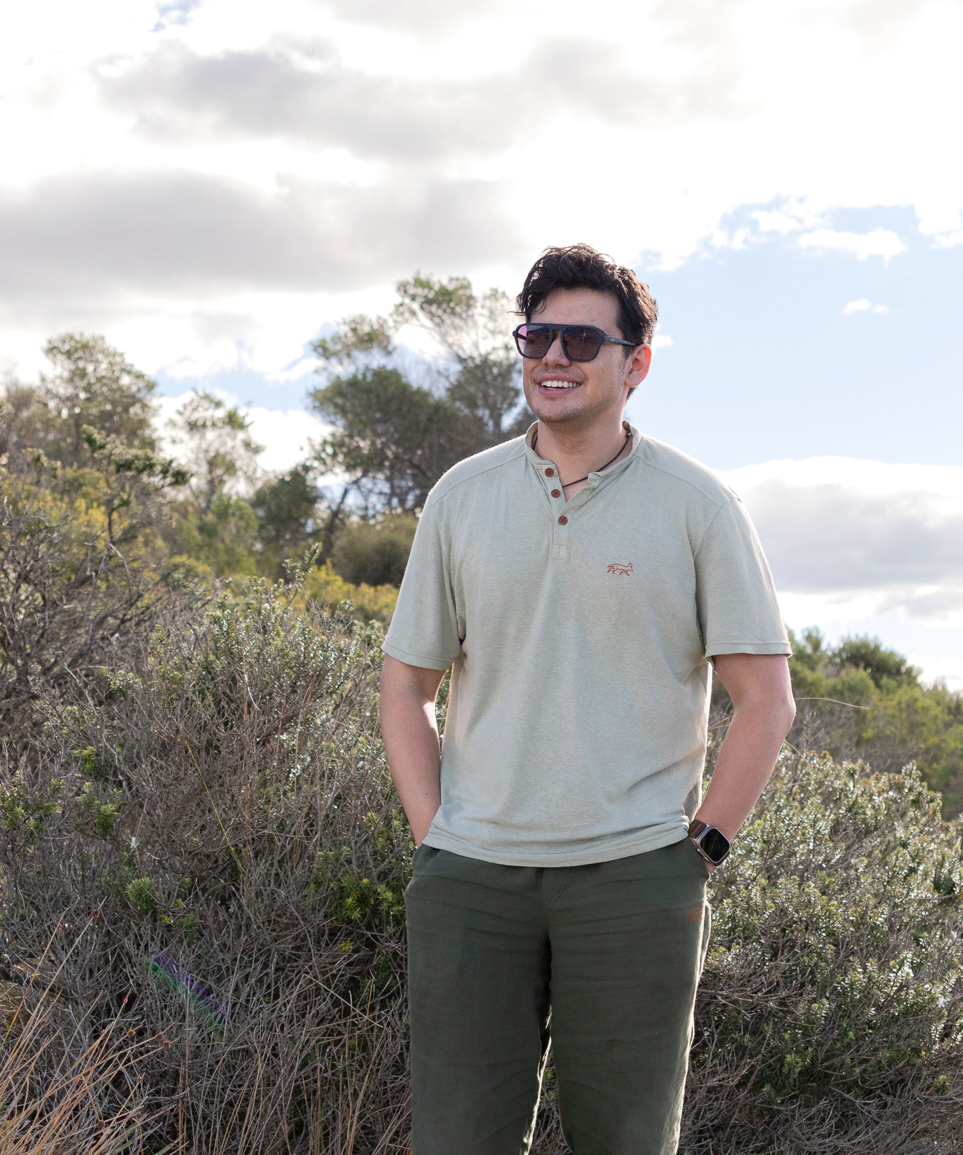 Congaree - Men's Short Sleeve Henley
